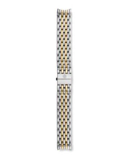 CSX 36 Two Tone Bracelet Strap, 18mm   MICHELE   Gold (18mm )