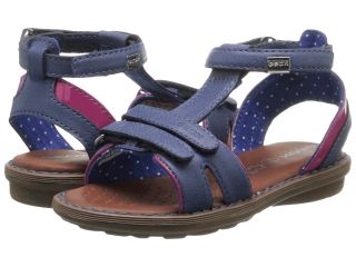 Geox Kids Jr Sandal Milk Girls Shoes (Blue)