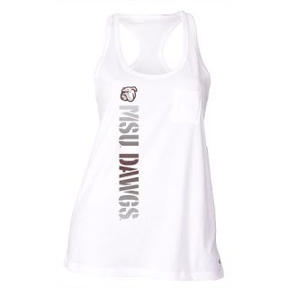 SOFFE Womens Mississippi State Bulldogs Pocket Racerback Tank Top   Size: