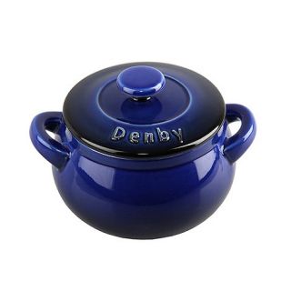 Denby Denby stoneware 0.32L Imperial blue mini casserole dish