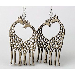 Giraffe Heart Earrings: Jewelry