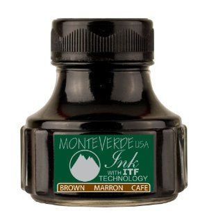 Monteverde Ink Bottle, Brown (G308BN) : Pen Refills : Office Products