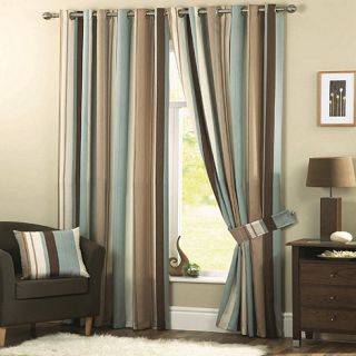 Dreams n Drapes Whitworth Duck Egg Lined Curtains