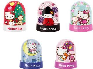 Authentic Hello Kitty Happy Holidays Merry Christmas Petite Snow Globe   You Only Get One (1), Sent Randomly.  