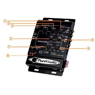 Planet Audio EC10B 2 Way Electronic Crossover : Vehicle Equalizers : Car Electronics