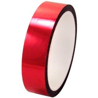 Metallic Film Tape (Mylar) 1" x 36 yards Several Colors, Red: Patio, Lawn & Garden