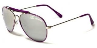 Kids DG Eyewear Stylish Hip Trendy Aviator Style Sunglasses   Gafas De Sol   Several Colors Available! (Purple): Clothing