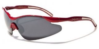 Kids X Loop Boys Sports Wrap Shield Baseball Fishing Cycling Sunglasses   Several Colors Available! (Red): Clothing