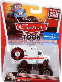 Disney Cars Dr Feel Bad Feelbad 1:55 Scale Diecast As Seen In Monster Truck Mater: Toys & Games