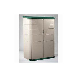 Rubbermaid Olive / Sandstone 52 cu ft Large Vertical Storage Shed: Storage Lockers: Industrial & Scientific