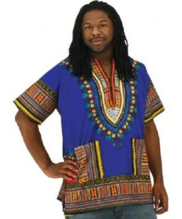 Traditional Thailand Style Dashiki   Available in Several Color Combinations (Black with Red): World Apparel: Clothing