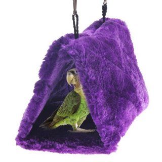Vktech Brand New Parrot Bird Nest Shed Fuzzy Fluffy Warm Pet Bedroom Suspended Hut : Bird Bed : Pet Supplies