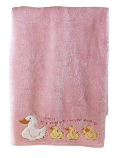 Manual Woodworkers Train Up a Child in the Way He Should Go Fleece Blanket   Pink : Nursery Blankets : Baby