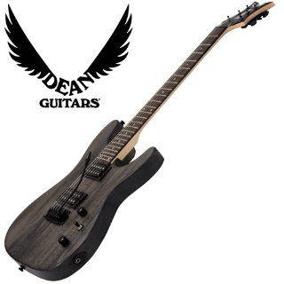 Dean Vendetta Guitar, XM with Tremelo (Trans Black): Musical Instruments