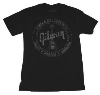 Prestige Les Paul Gibson Guitar Vintage Rock & Roll since 1894 T shirt, XXL: Clothing