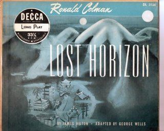 Lost Horizon by Ronald Colman (10 inch vinyl lp): Music