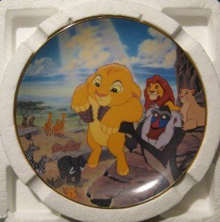 The Circle of Life Plate Number 3840 Limited Edition First Issue the Lion King : Commemorative Plates : Everything Else