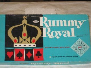 Whitman Rummy Royal (Sometimes Called MICHIGAN) Table Size Plastic Sheet: Toys & Games