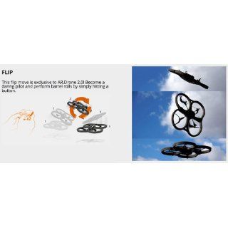 Parrot AR.Drone 2.0 Elite Edition Quadricopter   Wifi   Free App iOS & Android   Record HD 720p movies   Sand: Electronics