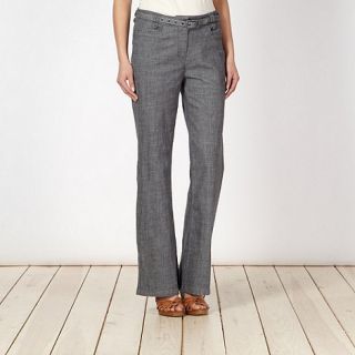 RJR.John Rocha Designer grey textured trousers
