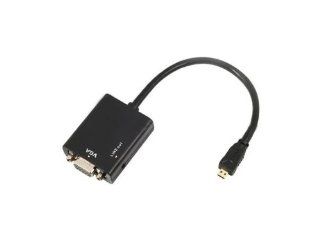 HD Micro HDMI auf VGA Kabel + Audiowiedergabe Kabel: Elektronik