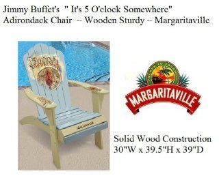 New Margaritaville Adirondack Chair Jimmy Buffet's " It's 5 O'clock Somewhere" : Patio, Lawn & Garden