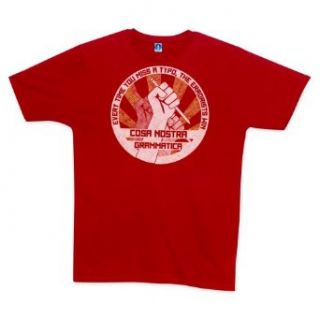 Shirt.Woot   Women's Cosa Nostra Grammatica T Shirt   Red: Clothing