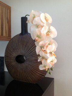 Orchideenzweig 106 cm XXL creme Seidenblumen Kunstblumen knstliche Orchidee wie echt: Küche & Haushalt