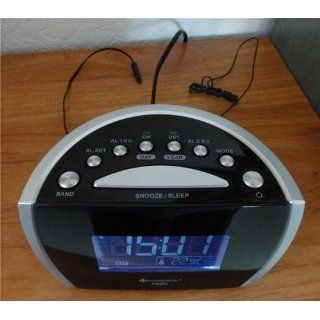 Soundmaster UR108 MW/UKW Uhrenradio mit Kalender und Temperaturanzeige: Audio & HiFi