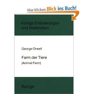 Knigs Erluterungen und Materialien Band 109 George Orwell, Farm der Tiere. Animal Farm: Edgar Neis: Bücher