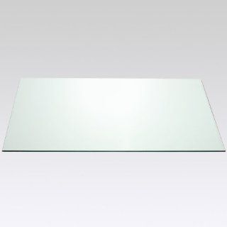 Rechteckige Tischplatte aus Klarglas (Einscheibensicherheitsglas  ESG), Mae: l 1300 mm x b 700 mm, Glasstrke: 10 mm   kostenlose Lieferung: Küche & Haushalt