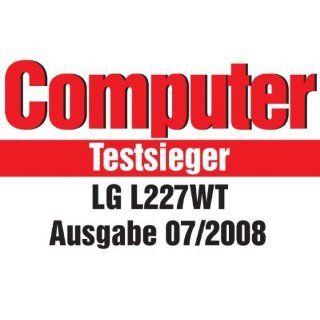 LG Flatron L227WT 55,9 cm TFT Monitor DVI schwarz: Computer & Zubehr