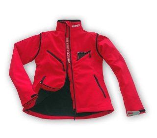 Softshell Jacke fr Damen, winddicht, wasserabweisend mit zippbaren rmeln und Futter: Sport & Freizeit