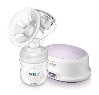 Philips Avent SCF332/01 Elektrische Einzelmilchpumpe, mit Naturnah Flschchen, 125 ml: Baby