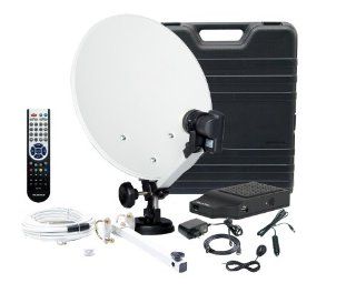 Telestar Camping SAT HD Anlage mit Telemini HD L (35cm Spiegel, Single HC LNB,HD Receiver, Antennenkabel, Kompass) schwarz: Heimkino, TV & Video