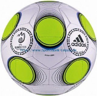 Fussball Adidas Europass Sonderedition Glider wei blau orange [Gr.5]. Fussball EM 2008: Sport & Freizeit
