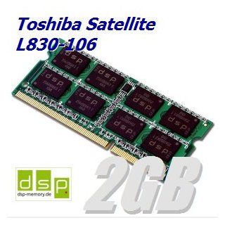 2GB Speicher / RAM fr Toshiba Satellite L830 106: Computer & Zubehr