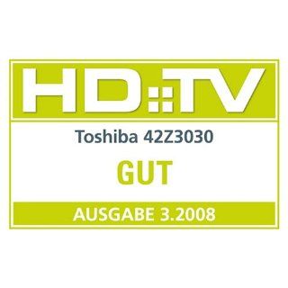 Toshiba 42 Z 3030 DG 106,7 cm (42 Zoll) 16:9 Full HD 100 Hz LCD Fernseher piano schwarz/silber: Heimkino, TV & Video