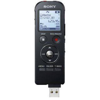 Sony ICD UX534F 3 in 1 digitales Diktiergert 8GB (MP3/WMA/WAV/AAC, FM Tuner, Kartenslot, USB): Bürobedarf & Schreibwaren