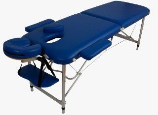 Massageliege / Massagebank ALU, nur 10kg, mit viel Zubehr, Topqualitt, Blau: Drogerie & Körperpflege