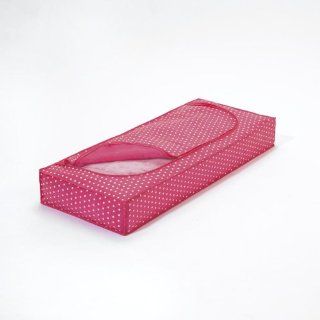 H & L Russel Ltd Unterbettkommode Ultratex, 109 x 46 x 15 cm, pink mit weien Punkten: Küche & Haushalt