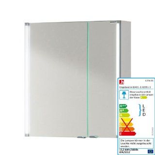 FACKELMANN LED Spiegelschrank, 2trg., 60 cm breit: Küche & Haushalt