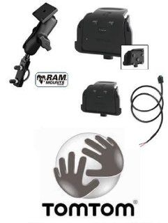 TomTom Rider 2 inc. Urban Pro Motorradhalterung+Ladekabel 12Volt+Ram Mount Kit: Navigation & Car HiFi