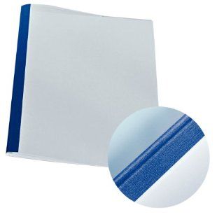Leitz 177118 Thermobindemappe Leinenoptik, A4, Rckenbreite 1,5 mm, 25 Stck, blau: Bürobedarf & Schreibwaren