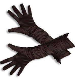 Damen Handschuhe Damenhandschuhe schwarz ca 38cm lang: Sport & Freizeit