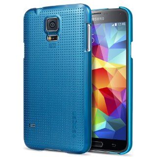 Spigen Case fr Samsung Galaxy S5 Hlle ULTRA FIT   Tasche fr Samsung Galaxy S5 / SV / SGS5   Dnne Schutzhlle Rckseite & Rahmen in blau [Electric Blue   SGP10835]: Elektronik