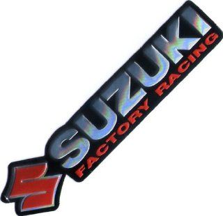 2 x Logo Aufkleber " Suzuki " / Aufkleber Chrom: Auto