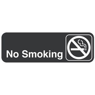 Traex No Smoking Sign (3 in. x 9 in.)   Shopping   The