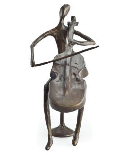 Danya B Cello Player Sculpture