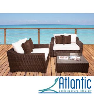 Atlantic Lexington Off white 3 piece Deep Seating Set  